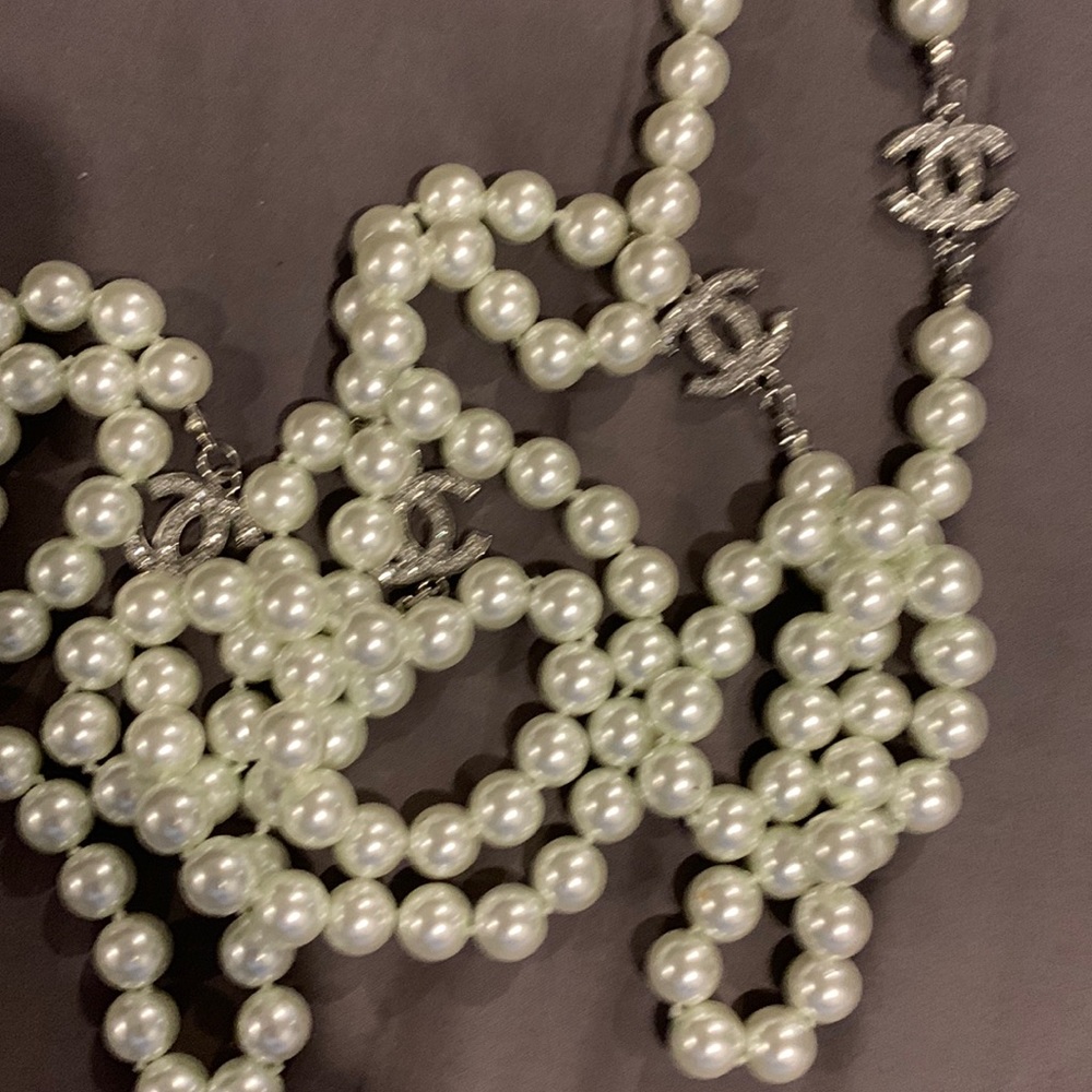 Long Pearls with crystals